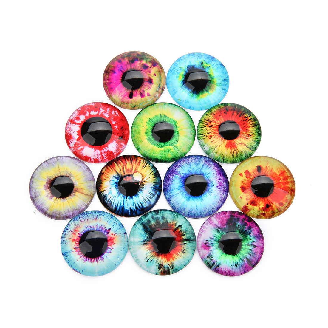 Cuentas de vidrio de gema de 20 piezas de 20 piezas al por mayor